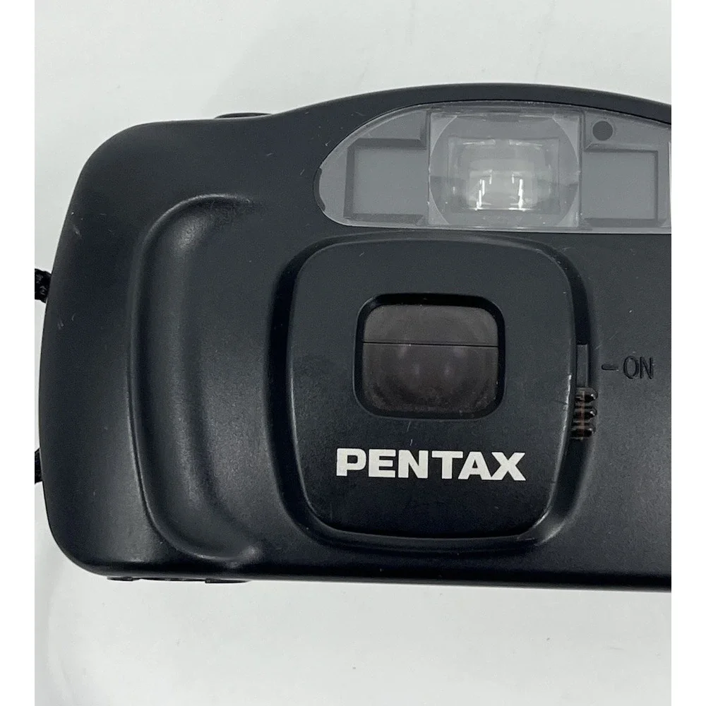 Vintage Pentax PC-30 Point And Shoot Focus Free 35mm Film Camera UNTESTED AS-IS
